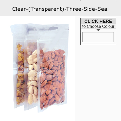 Clear (Transparent) Three Side Seal