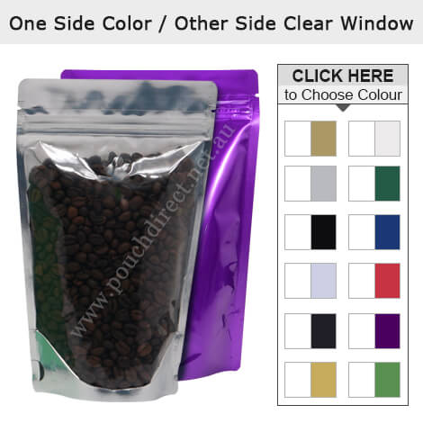 Foil Clear Stand Up Pouches Foil Clear Stand Up Pouches