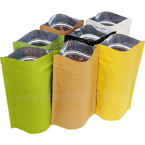 Kraft Paper Stand Up Pouches Kraft Paper Stand Up Pouches