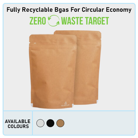 Recyclable Stand Up Pouches Regular Size