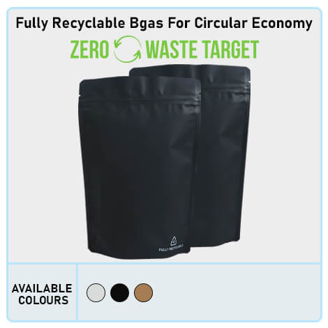 Recyclable Stand Up Pouches With Valve Regular Size