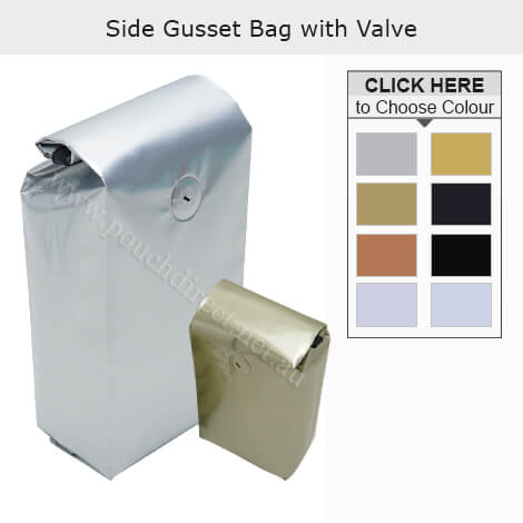 Side Gusset Bag With Valve Side Gusset Bag With Valve