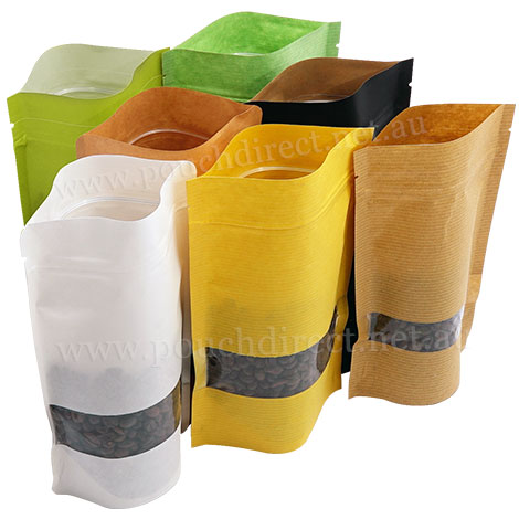 Rectangle Window Stand Up Pouches Rectangle Window Stand Up Pouches