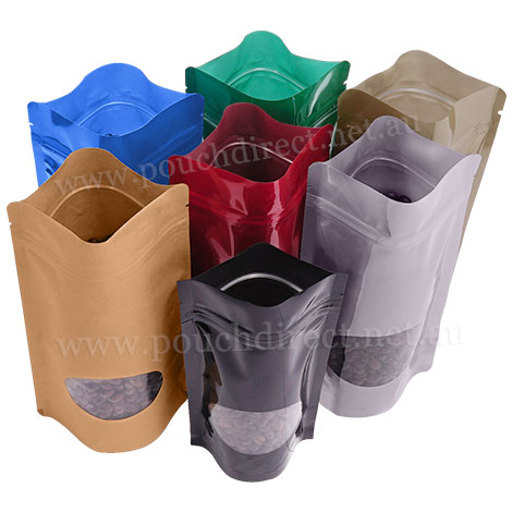 Oval Window Stand Up Pouches Oval Window Stand Up Pouches