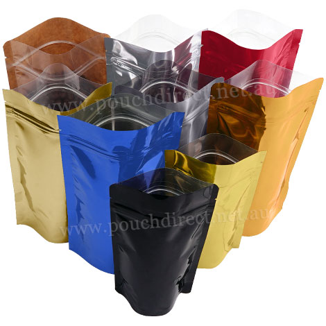 Foil Clear Stand Up Pouches Foil Clear Stand Up Pouches