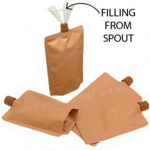 16mm Spout Pouches (Center Spout / Filling From Spout)