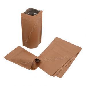 Brown Kraft Paper Stand Up Pouches