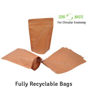 Recyclable Stand Up Pouches With Valve Regular Size