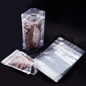 Clear / Clear Stand Up Pouches with Zipper