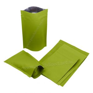 Green Kraft Paper Stand Up Pouches