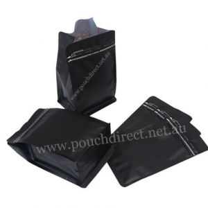 Flat Bottom Pouches Tear Off Zipper