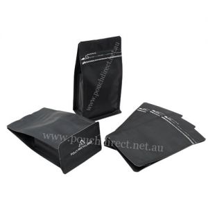 Recyclable Flat Bottom Pouch With Tear Off Zipper