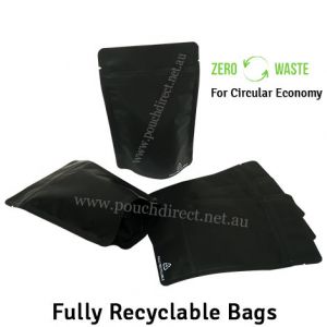 Recyclable Stand Up Pouches Regular Size