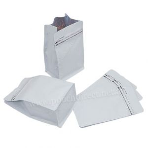 Flat Bottom Pouches Tear Off Zipper