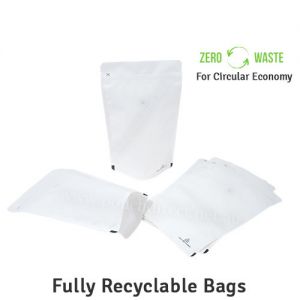 Recyclable Stand Up Pouches With Valve Regular Size