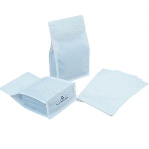 Recyclable Flat Bottom Pouch With Normal Zipper