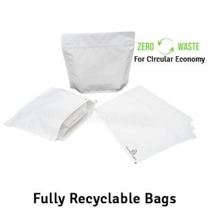 Recyclable Stand Up Pouches Wider Width Size