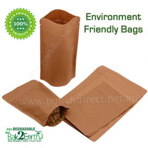 Kraft Paper Stand Up Pouches