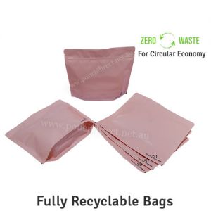 Recyclable Stand Up Pouches With Valve Wider Width Size