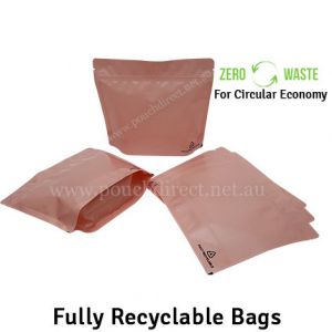 Recyclable Stand Up Pouches Wider Width Size