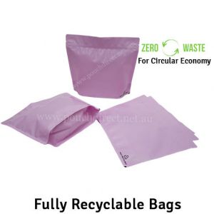 Recyclable Stand Up Pouches Wider Width Size