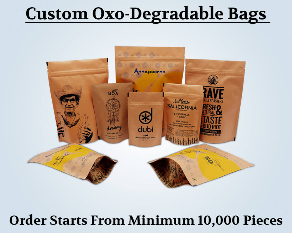 Custom Products Oxo Degradable Bags