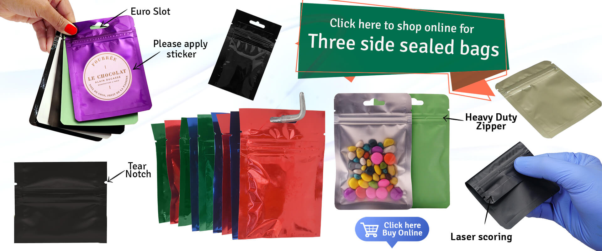 Custom Printed Bags Stock Pouches Standup Pouches Coffeepackaging